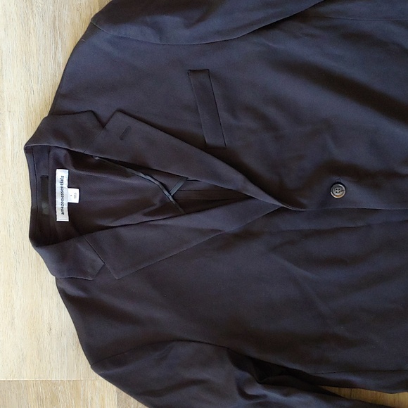 NWOT Amazon Essentials Men's Black Sport Coat Blazer Jacket Size L - Picture 2 of 9